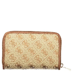 Beige Polyester Wallet