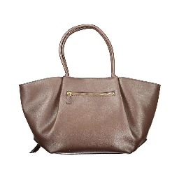 Brown Polyethylene Handbag