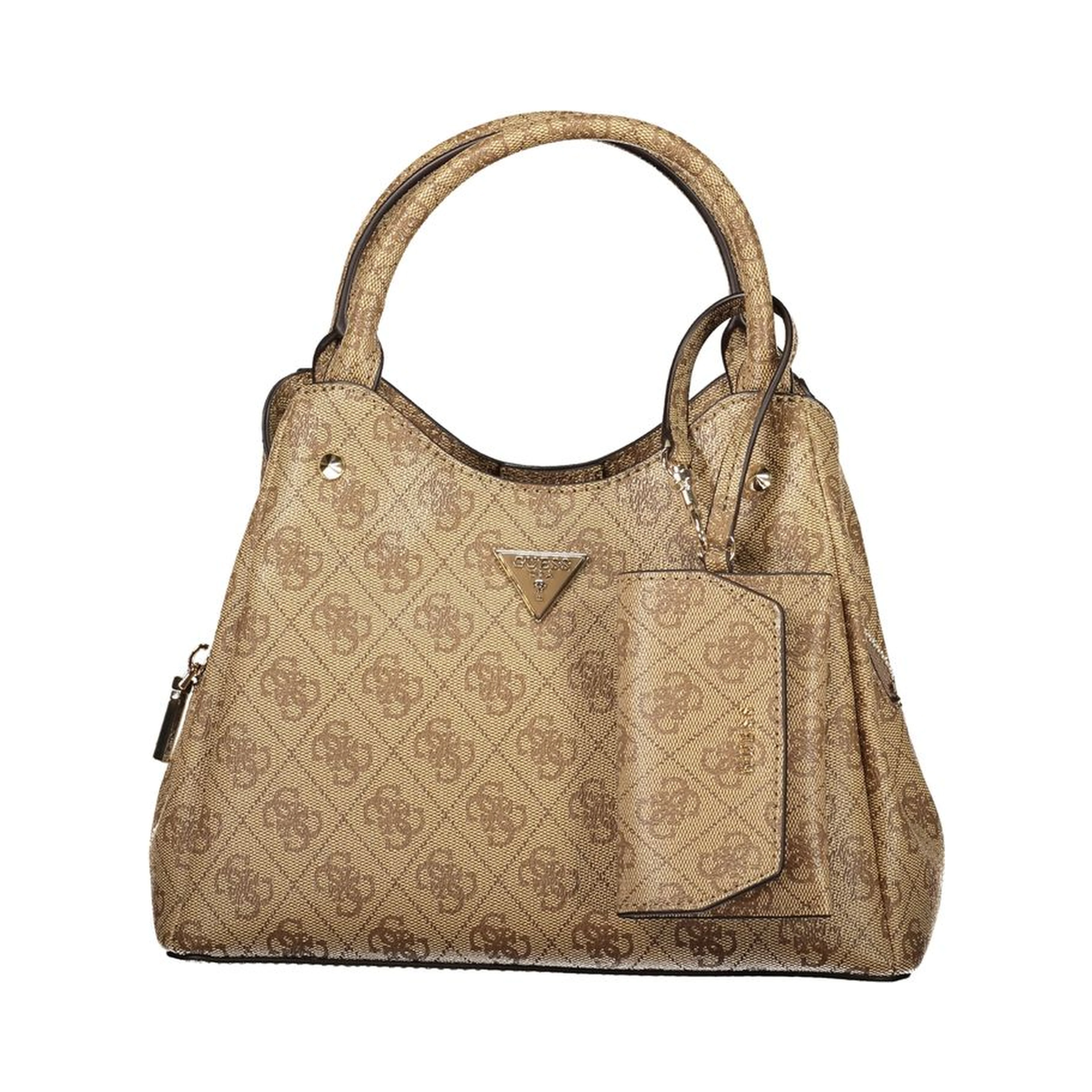 Beige Polyethylene Handbag
