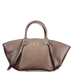 Brown Polyethylene Handbag