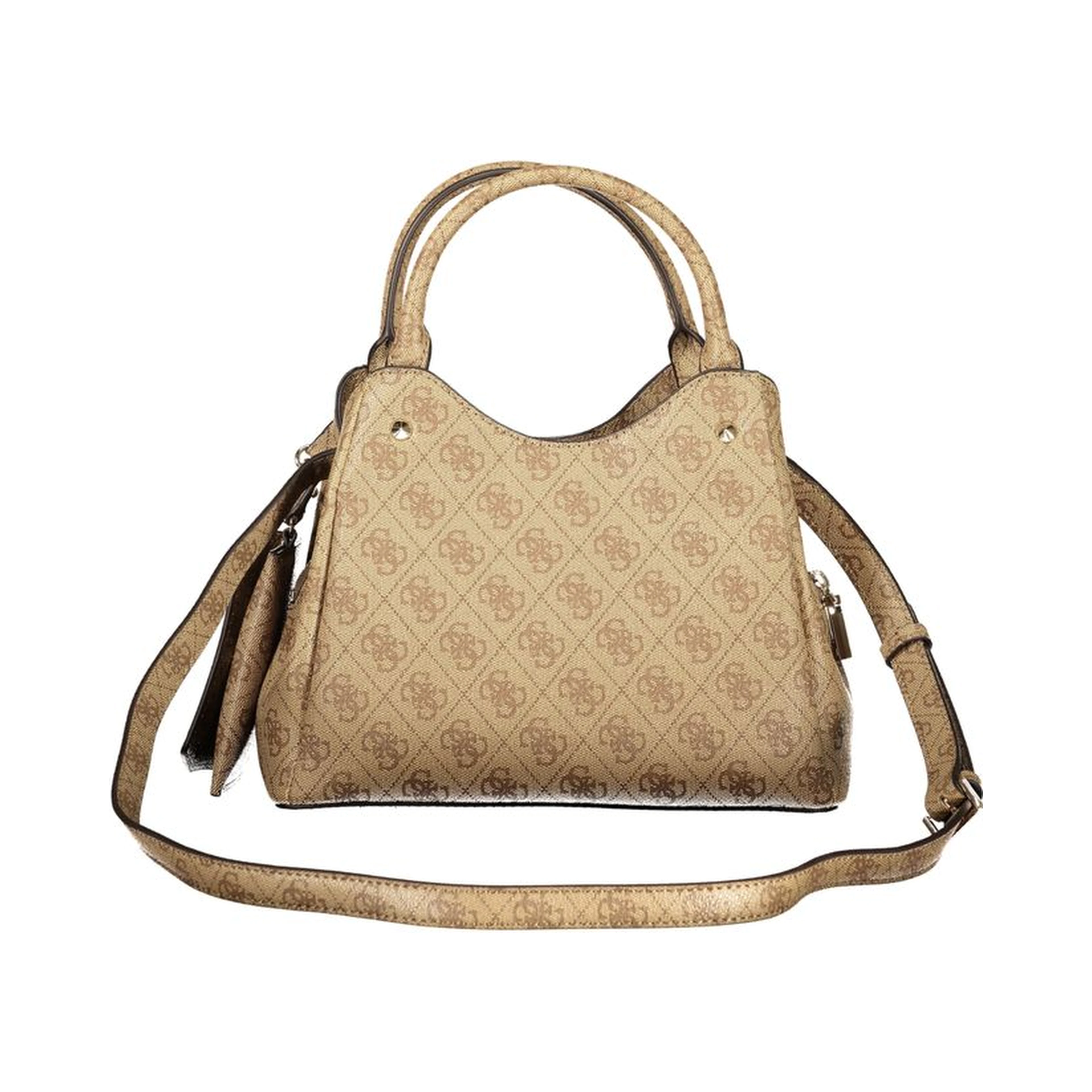 Beige Polyethylene Handbag