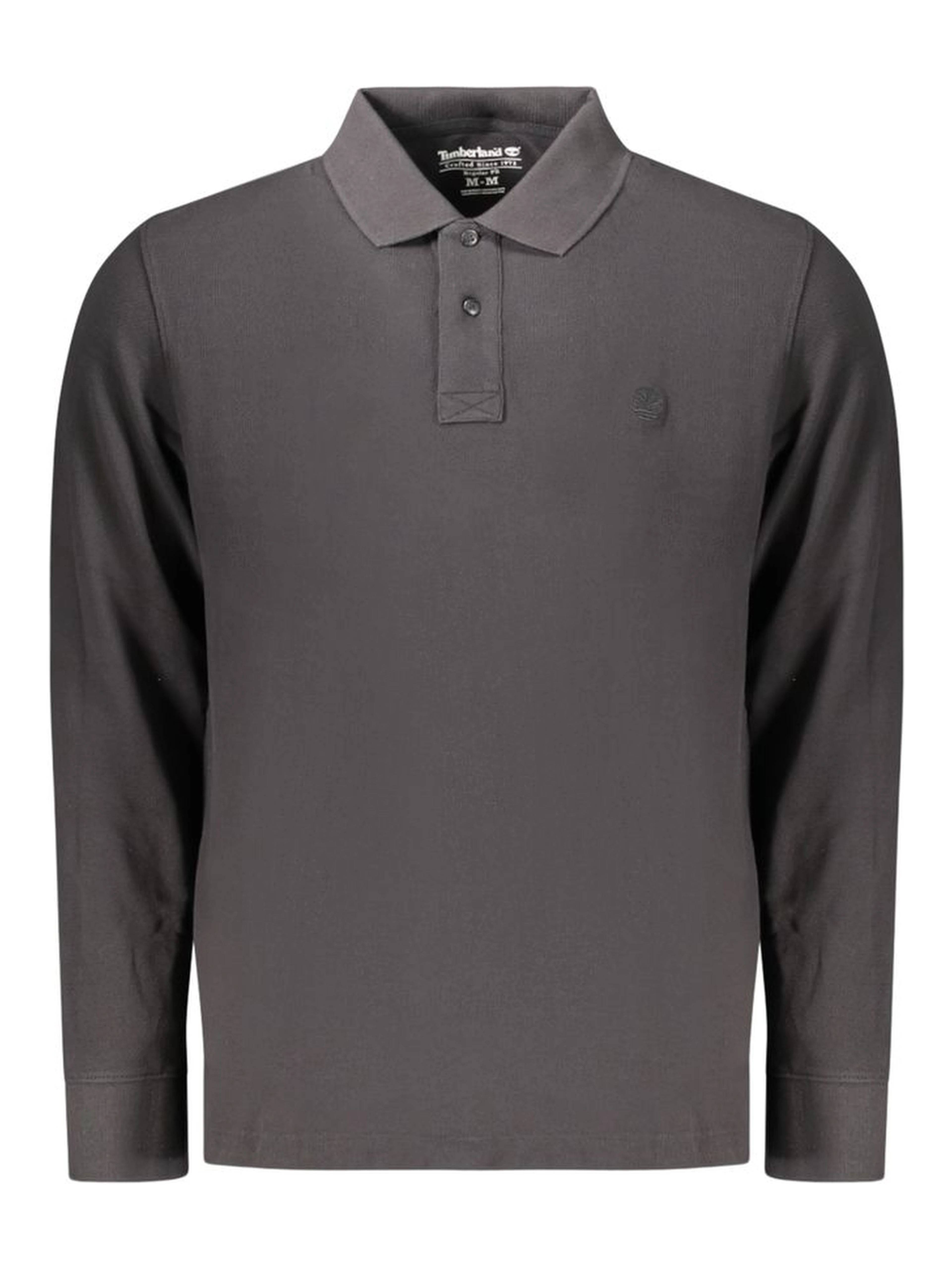 Black Cotton Polo Shirt