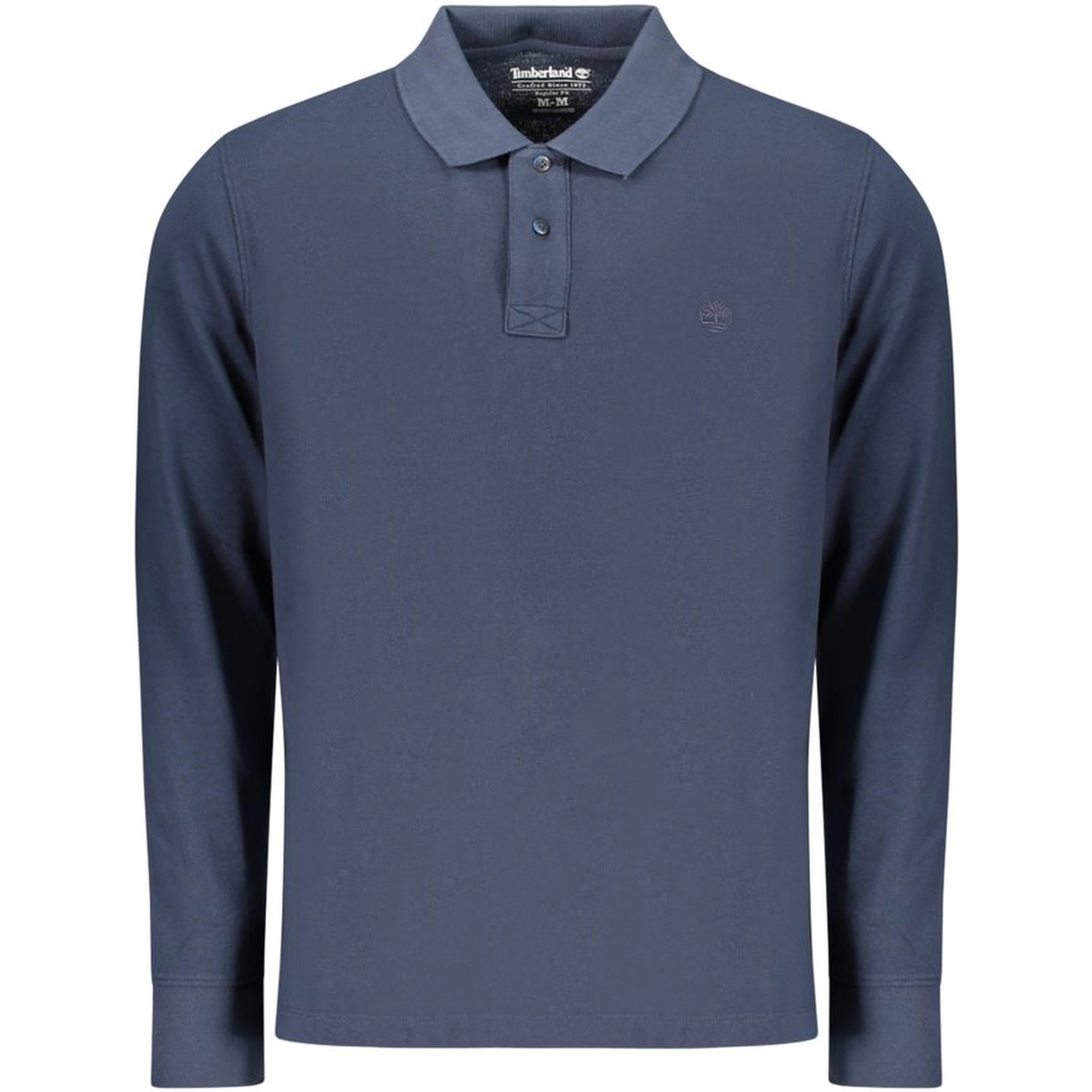 Blue Cotton Polo Shirt