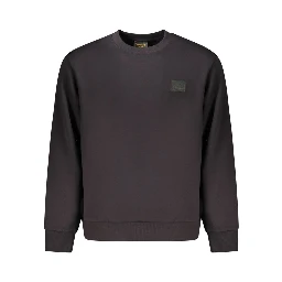 Black Cotton Sweatshirt