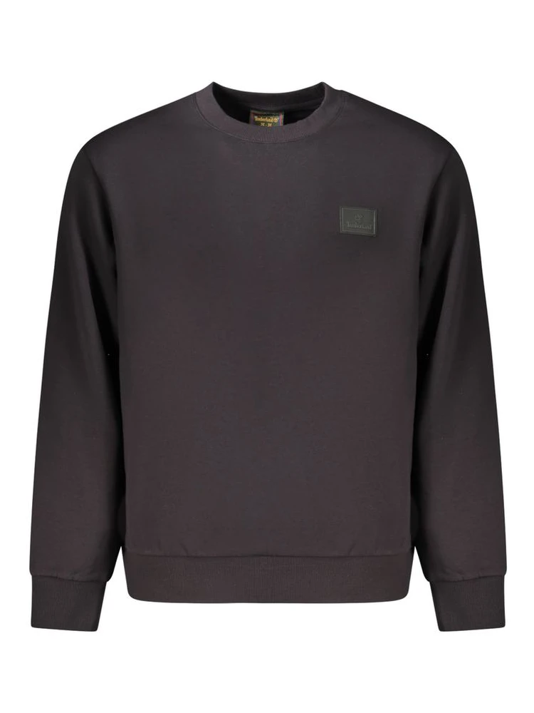Black Cotton Sweatshirt