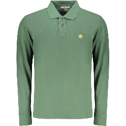Green Cotton Polo Shirt