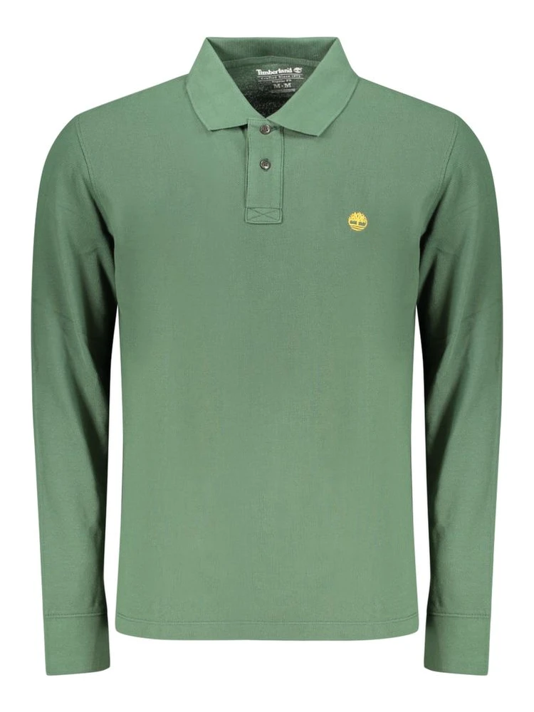 Green Cotton Polo Shirt