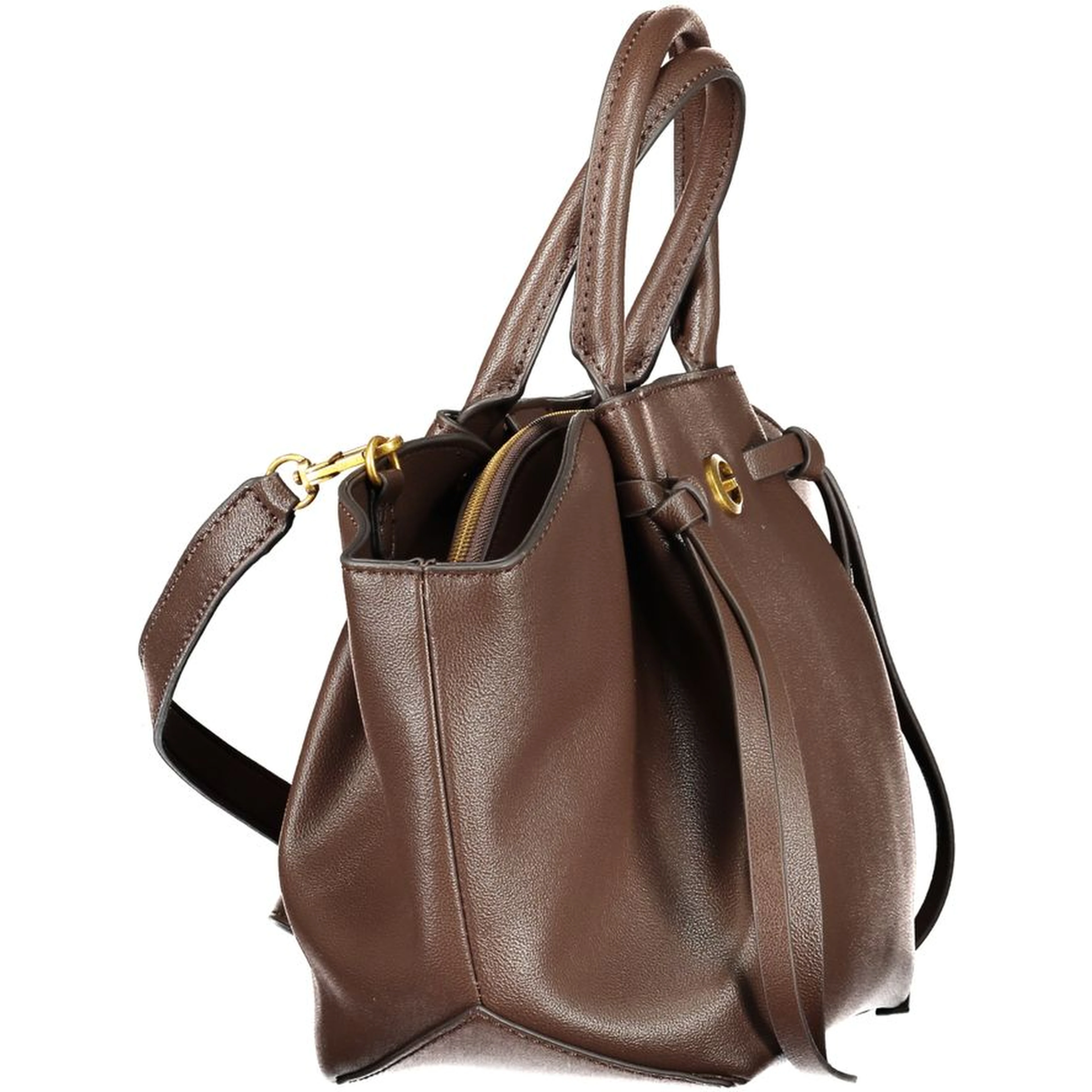 Brown Polyethylene Handbag