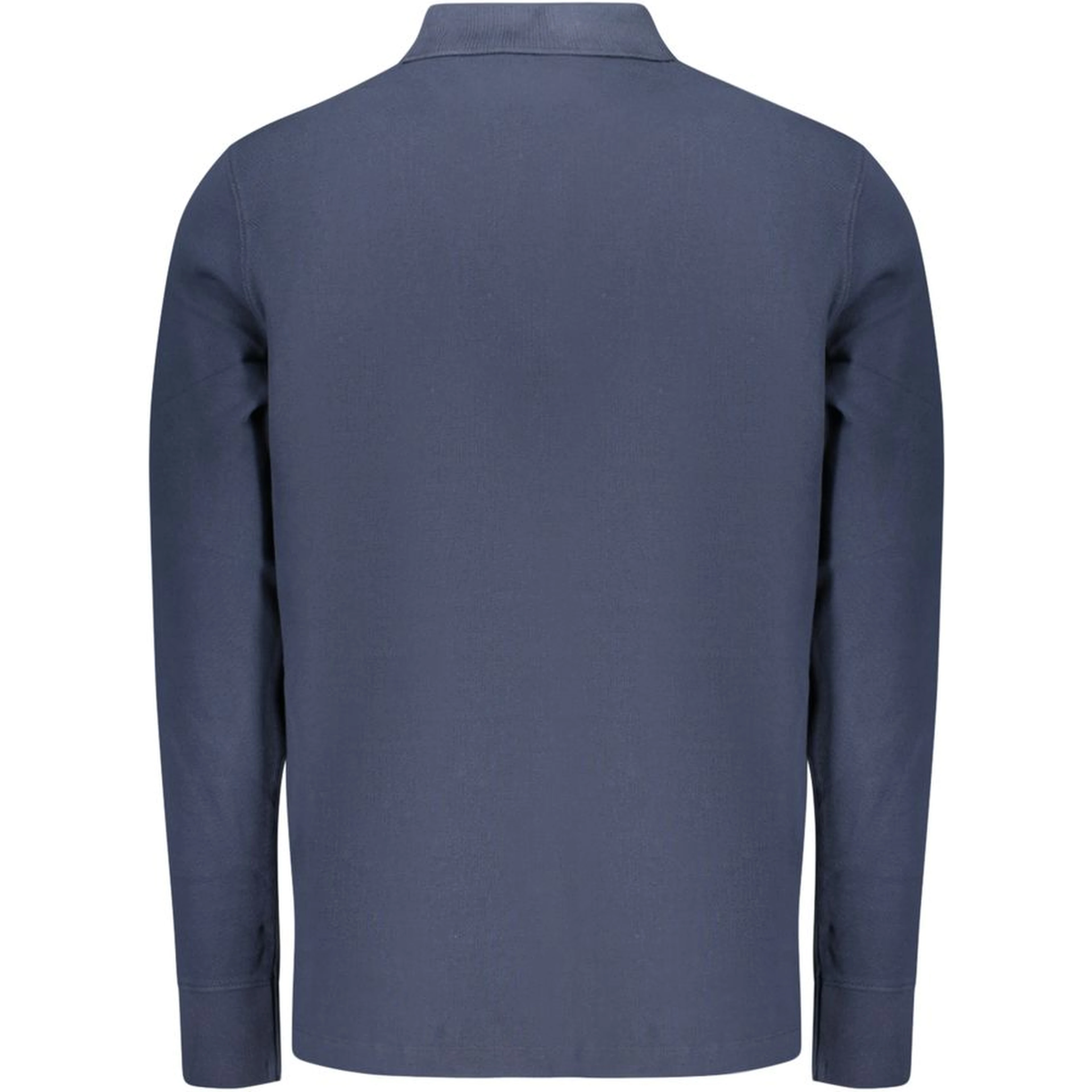 Blue Cotton Polo Shirt