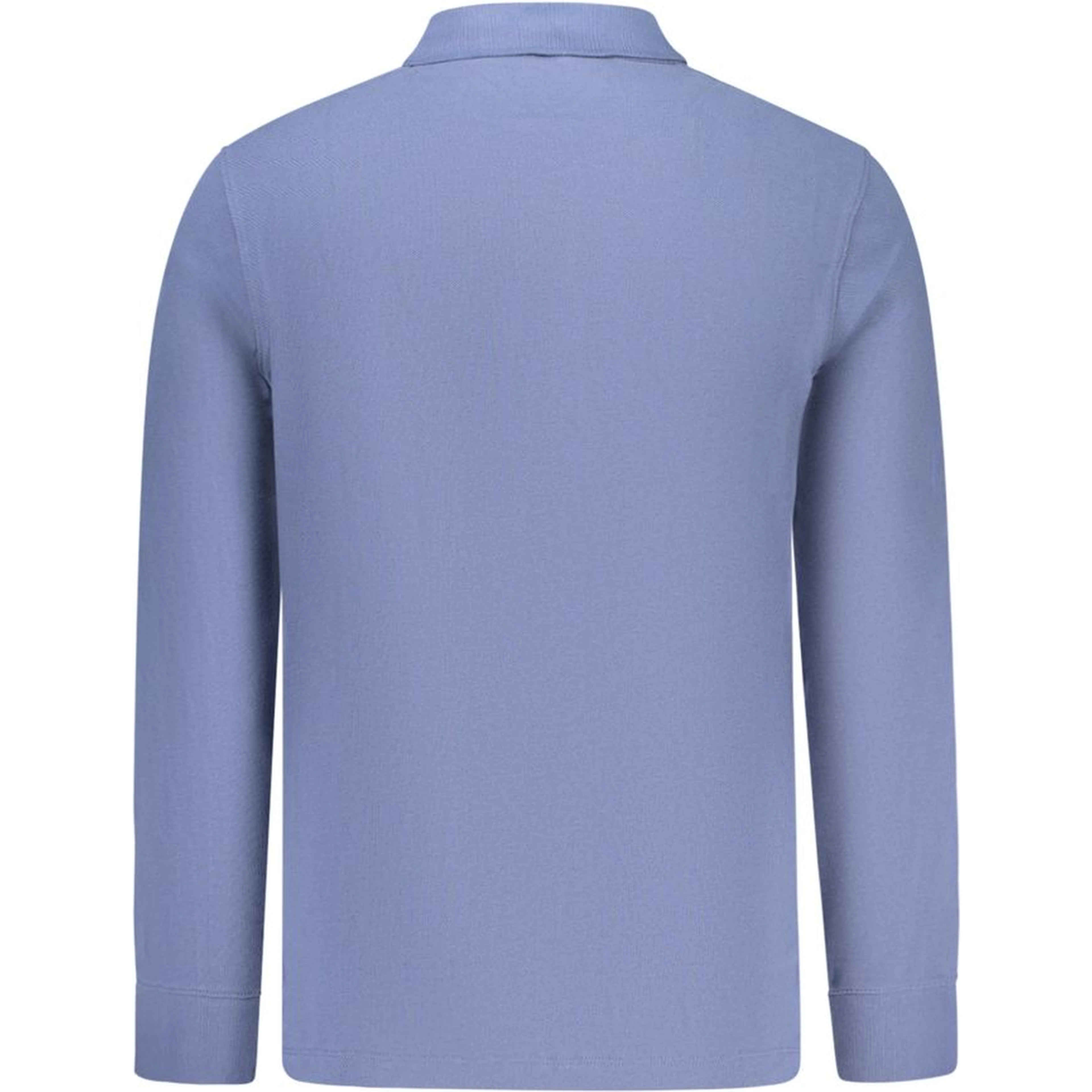 Blue Cotton Polo Shirt