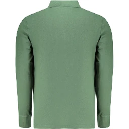 Green Cotton Polo Shirt