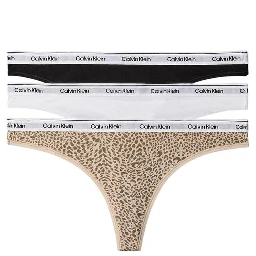 Black And White Cotton Pantie