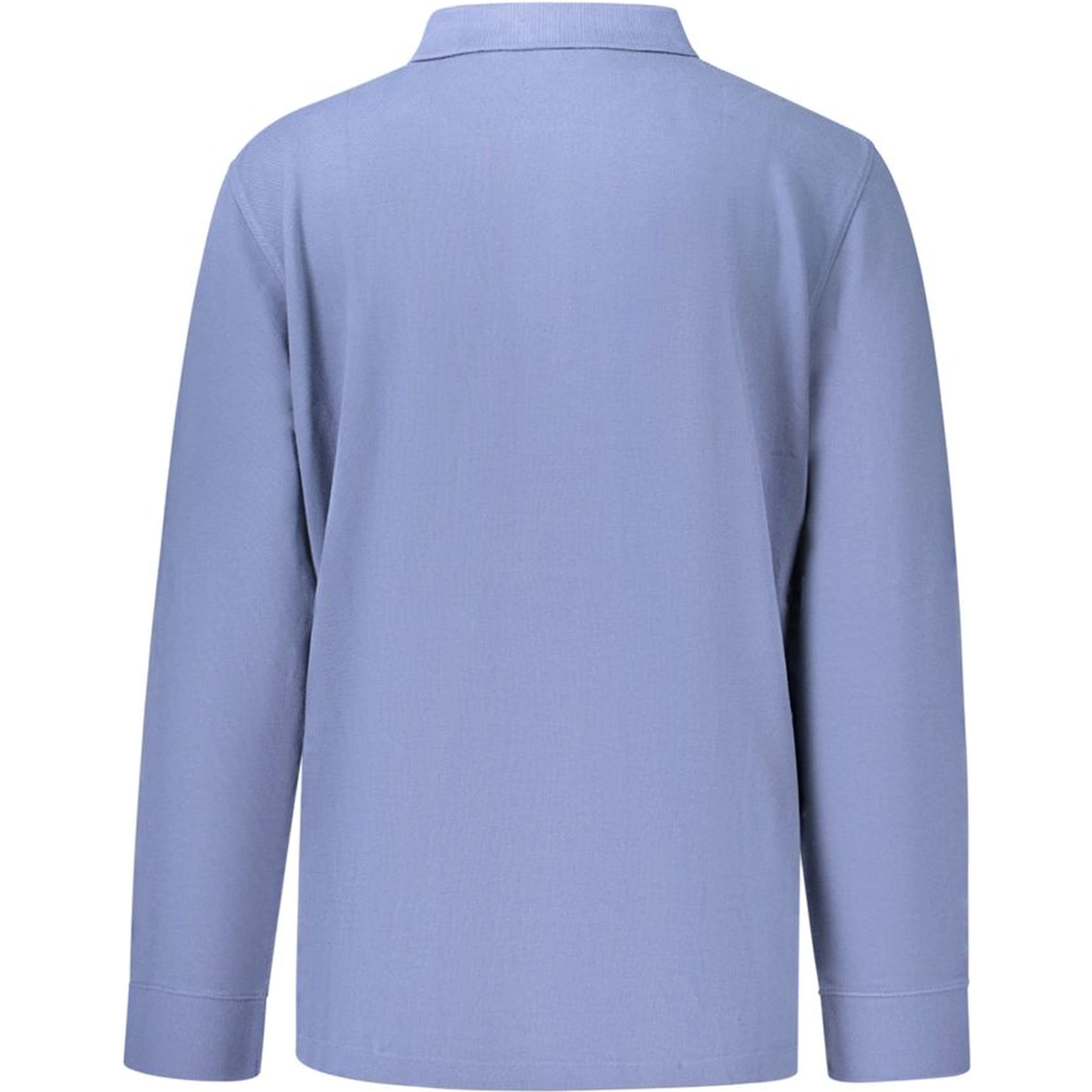 Blue Cotton Polo Shirt