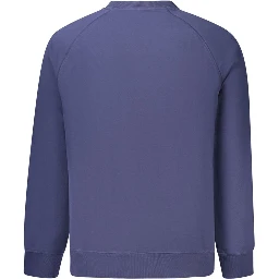Blue Cotton Sweatshirt