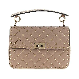 Multicolor Lamb Leather Shoulder Bag