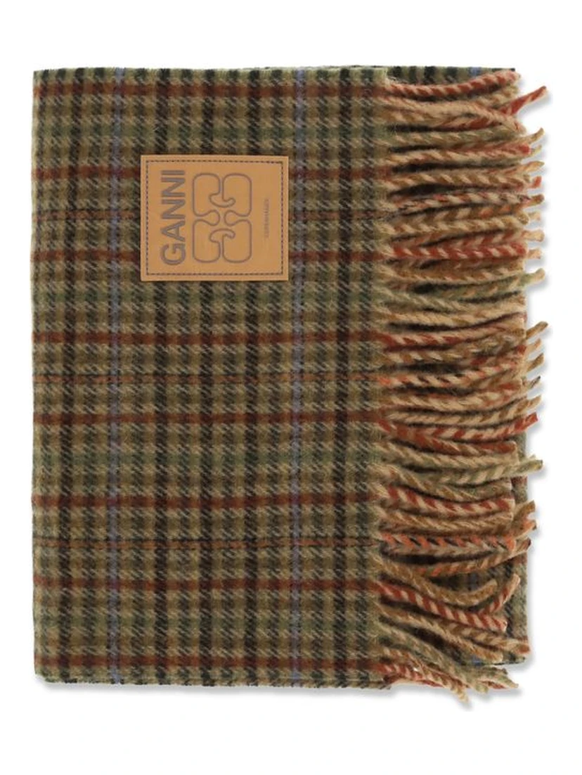 Brown Wool Oves Aries Scarf