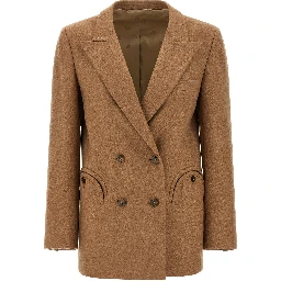 Beige Virgin Wool Blazer