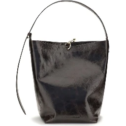 Black Calf Leather Bos Taurus Shoulder Bag