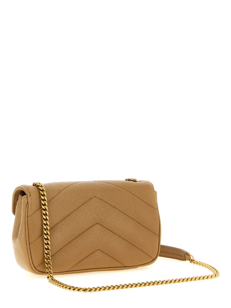 Beige Lamb Leather Crossbody Bag alternative