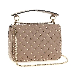 Multicolor Lamb Leather Shoulder Bag