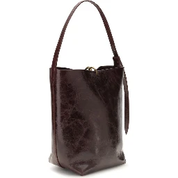 Bordeaux Calf Leather Bos Taurus Shoulder Bag