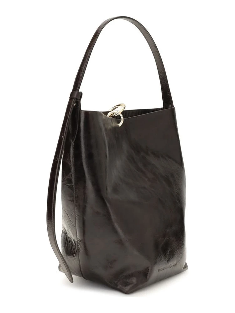 Black Calf Leather Bos Taurus Shoulder Bag alternative