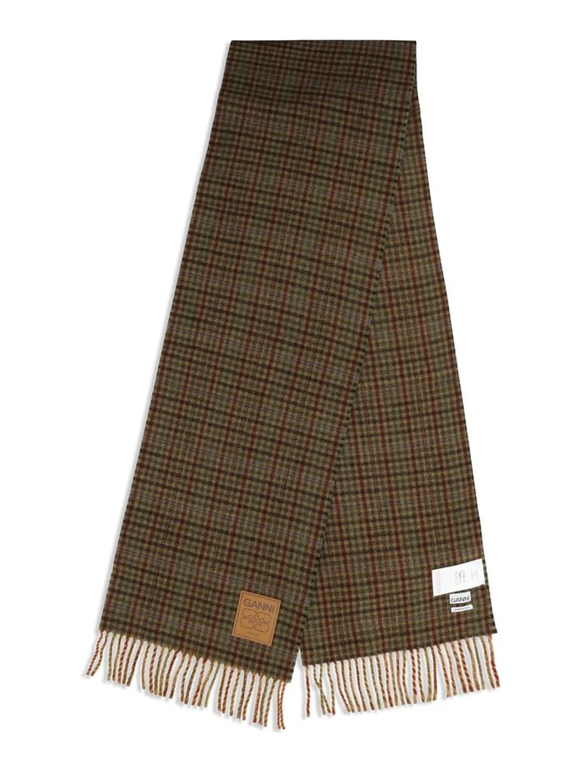 Brown Wool Oves Aries Scarf