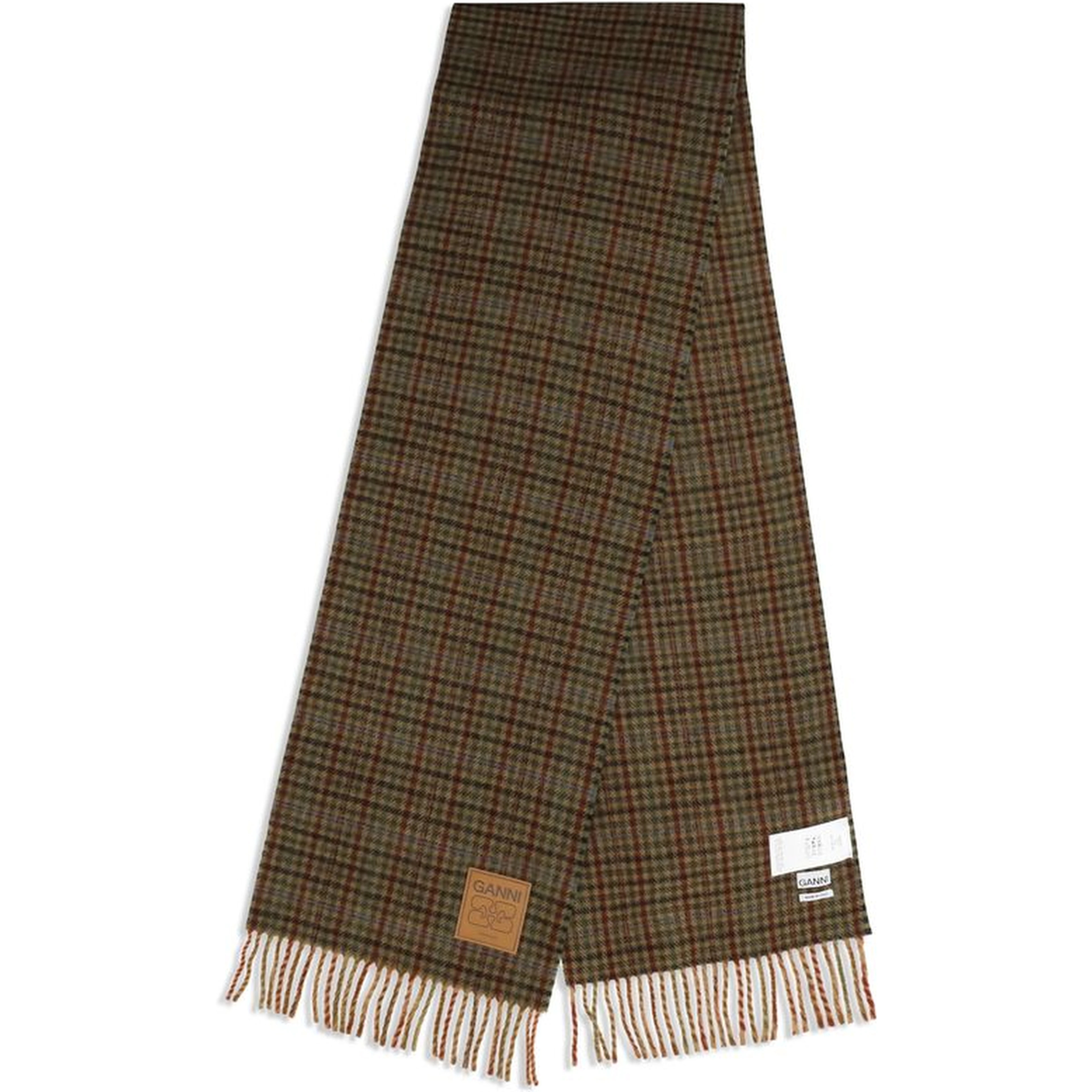 Brown Wool Oves Aries Scarf