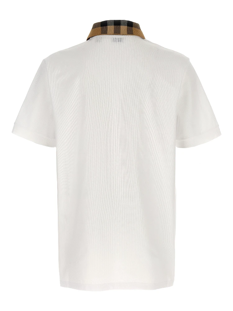White Cotton Polo Shirt alternative