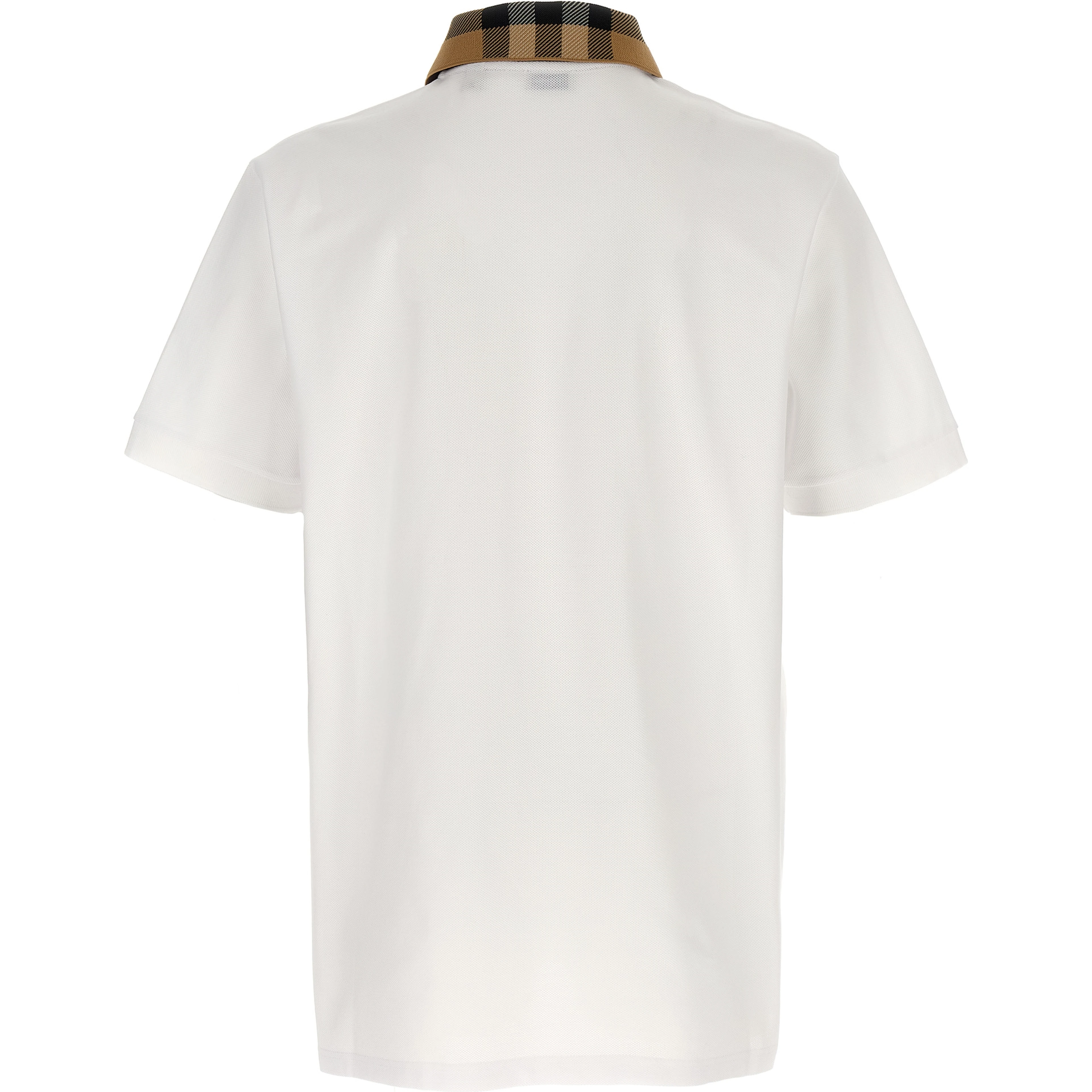 White Cotton Polo Shirt