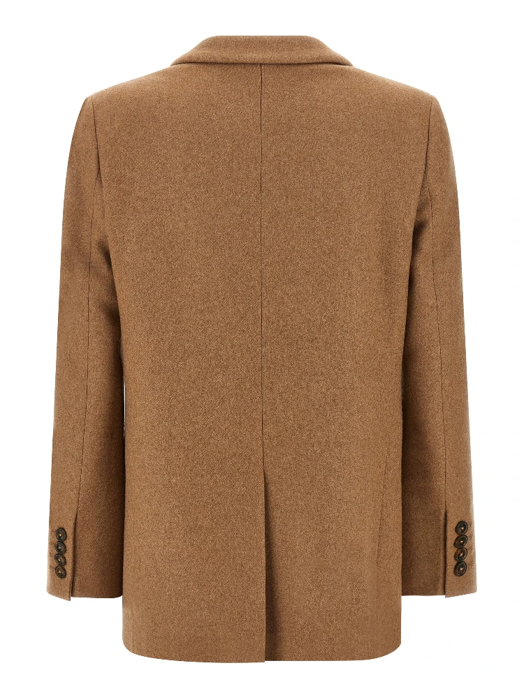 Beige Virgin Wool Blazer alternative