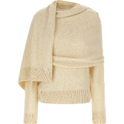 White Wool Cardigan