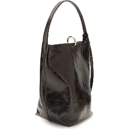 Black Calf Leather Bos Taurus Shoulder Bag