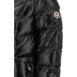 Black Polyamide Full-Length Jacket
