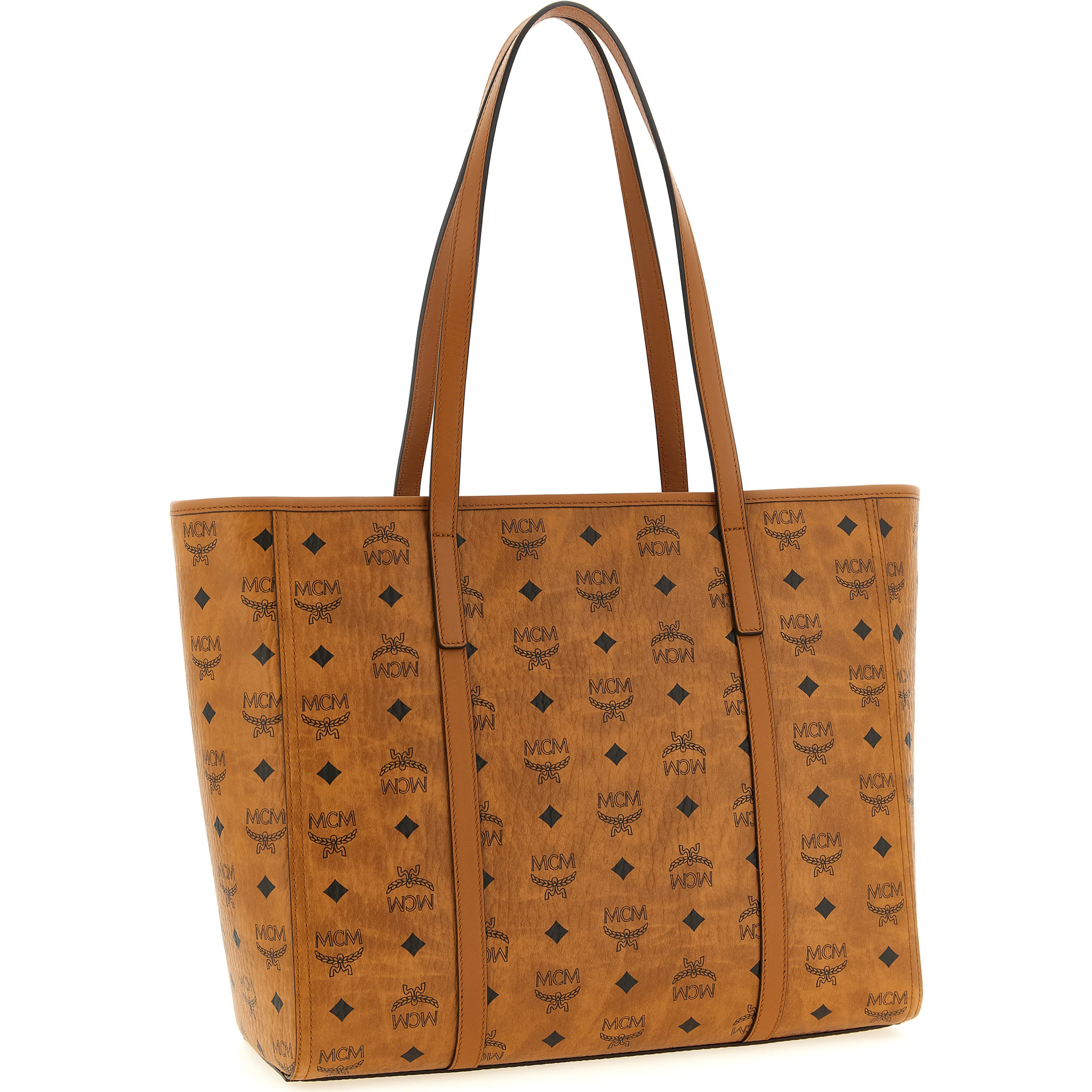 Brown Polyethylene Tote Bag