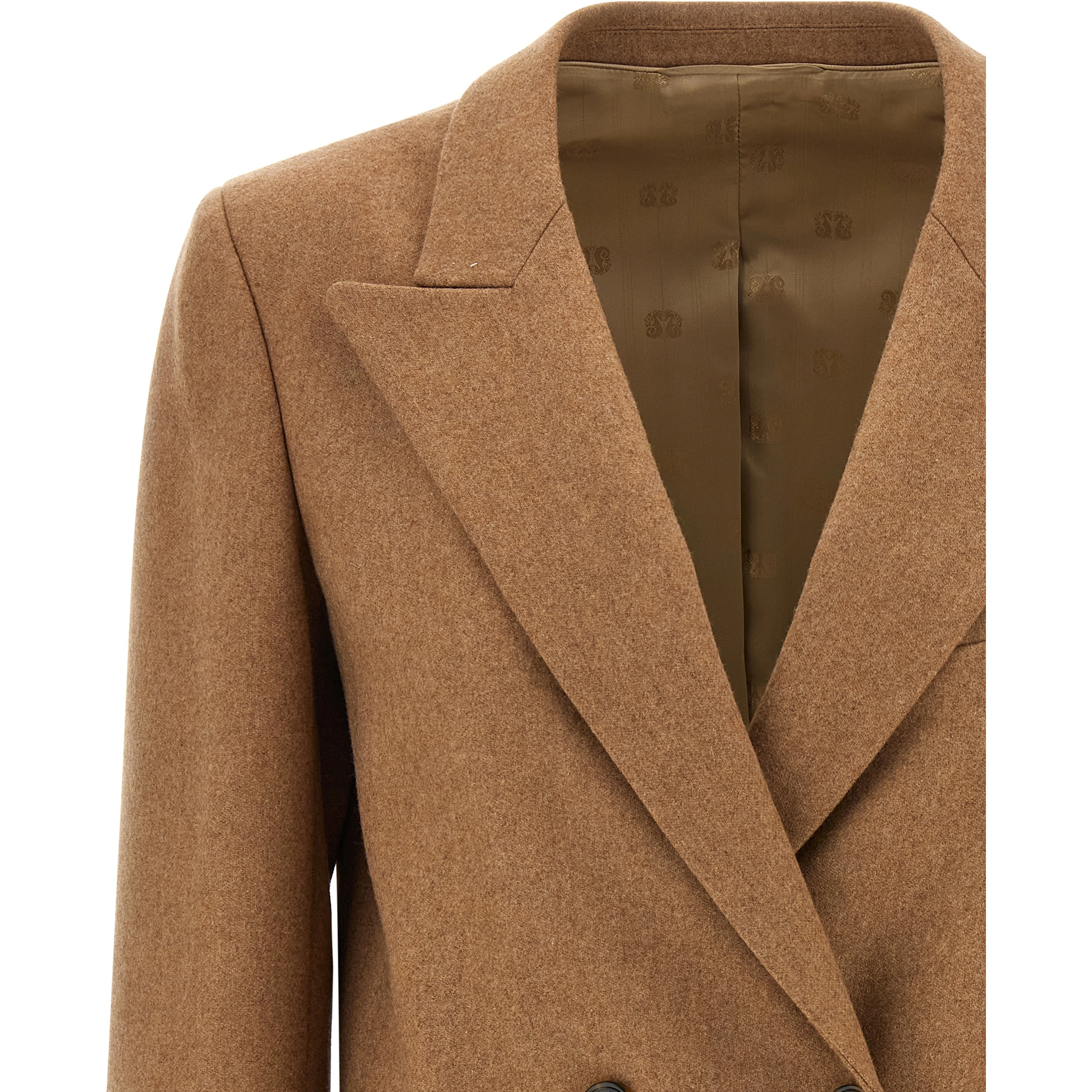 Beige Virgin Wool Blazer