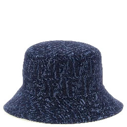 Blue Cotton Bucket Hat