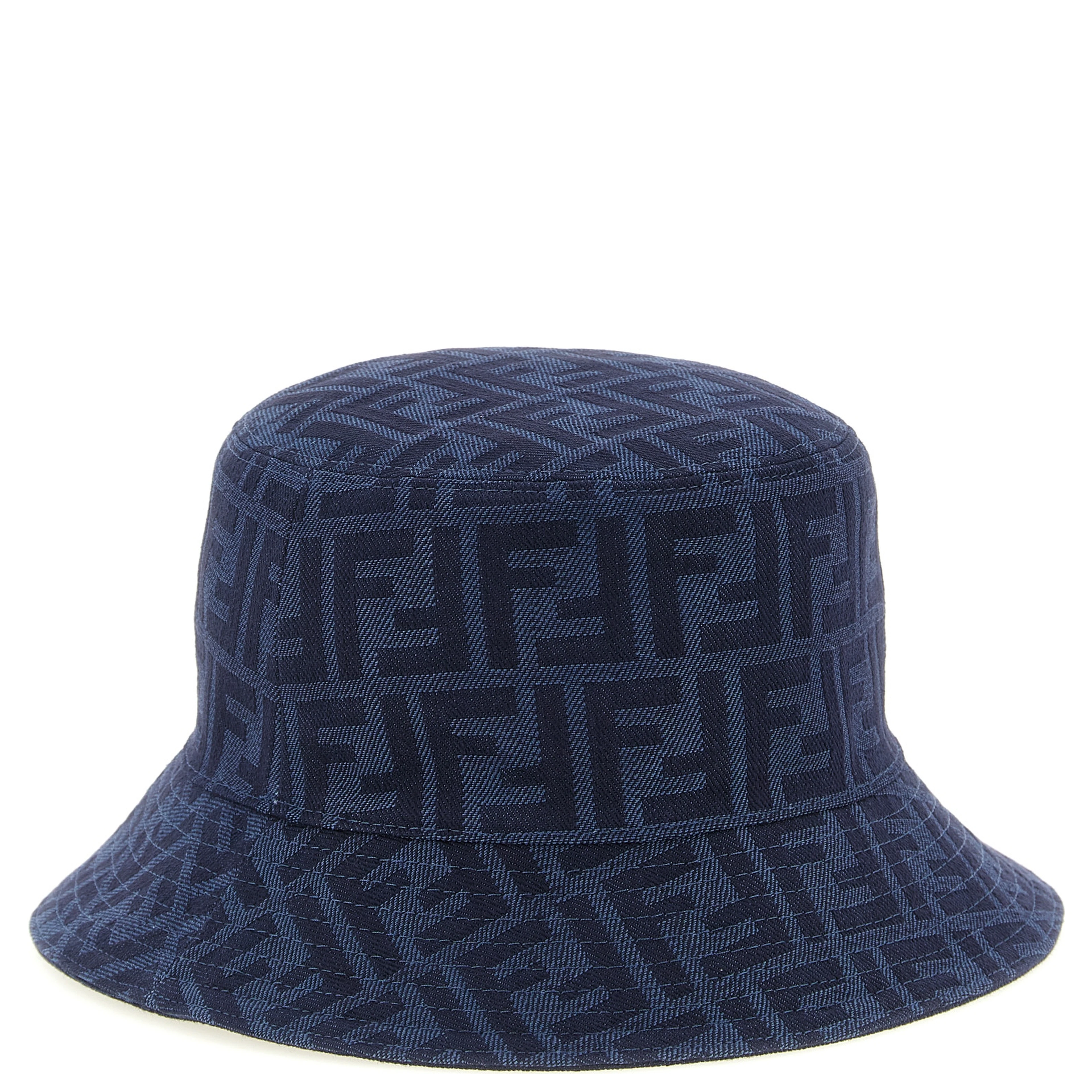 Blue Cotton Bucket Hat