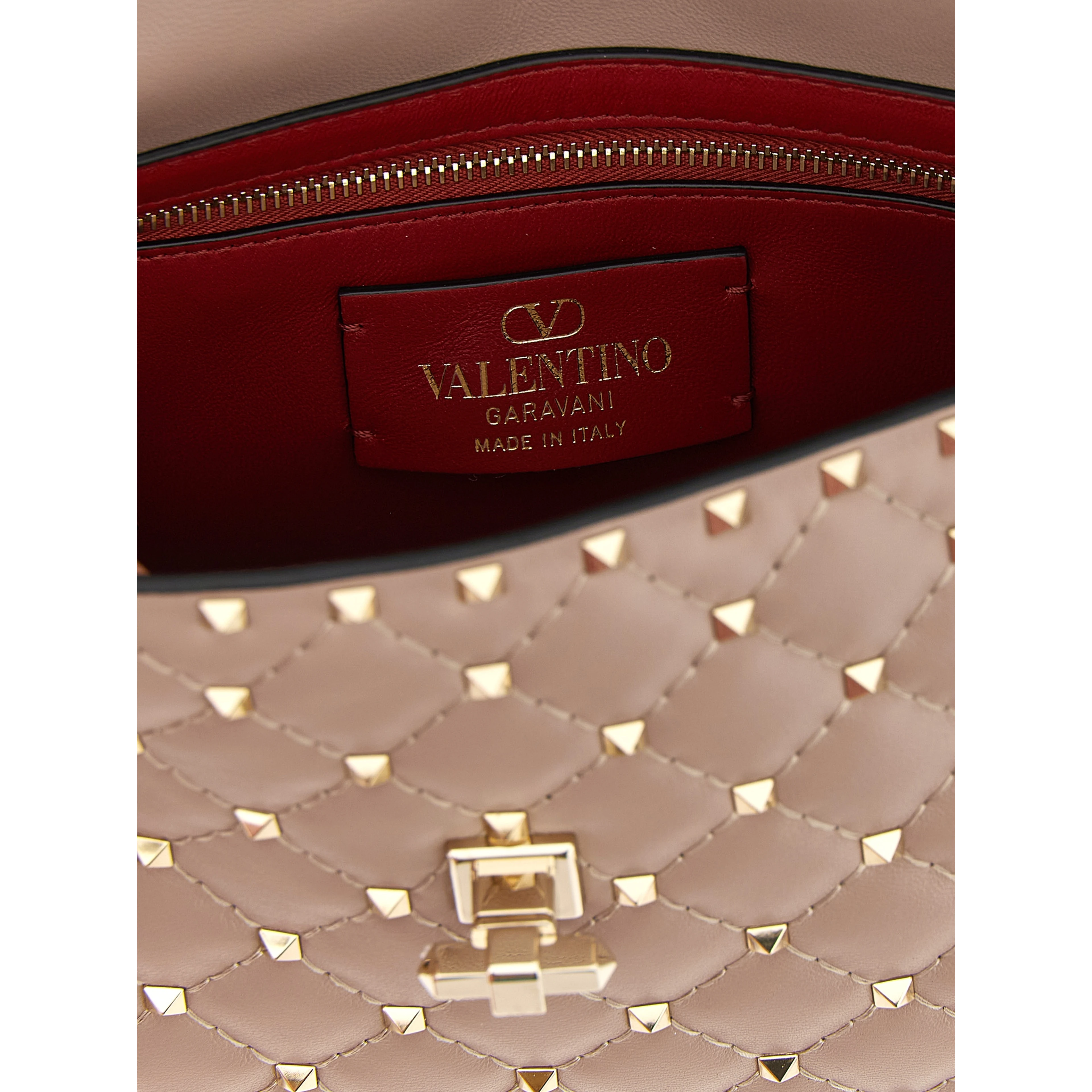 Multicolor Lamb Leather Shoulder Bag