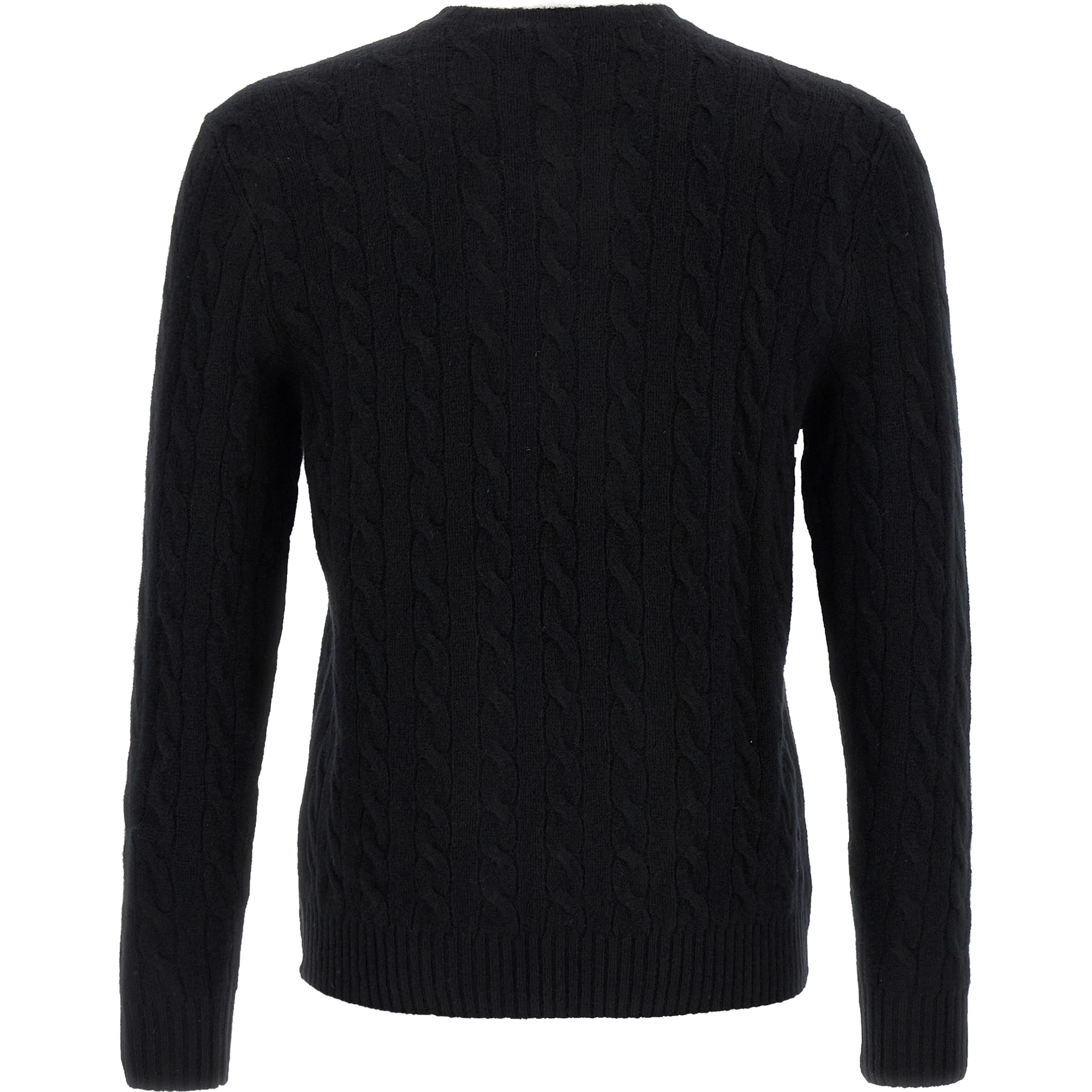 Black Wool Cardigan