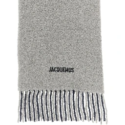 Gray Wool Scarf