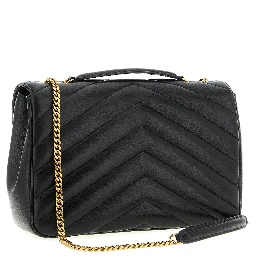 Black Lamb Leather Shoulder Bag