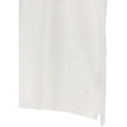 White Cotton Polo Shirt