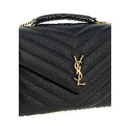 Black Lamb Leather Shoulder Bag