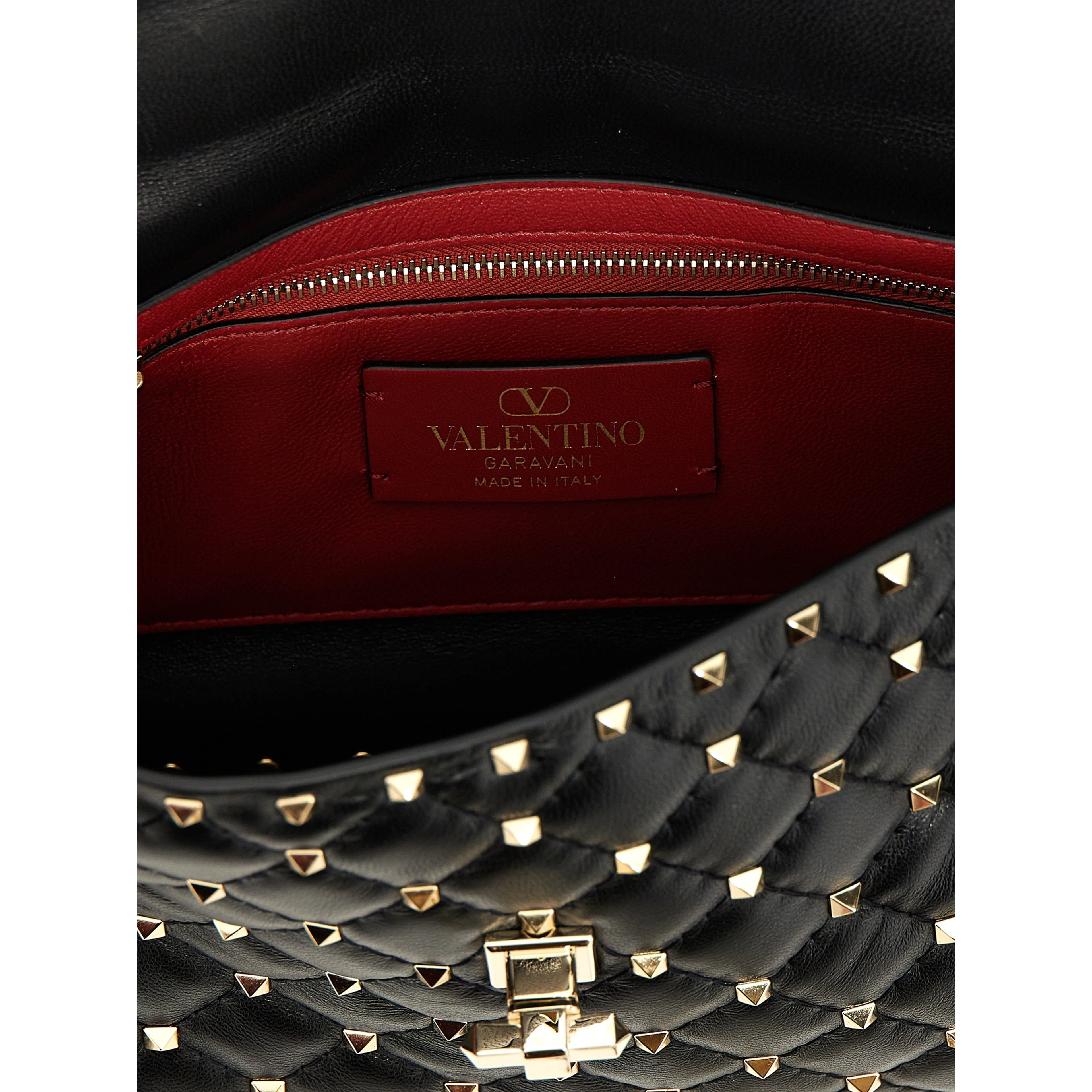 Black Lamb Leather Shoulder Bag