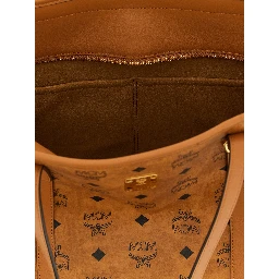 Brown Polyethylene Tote Bag