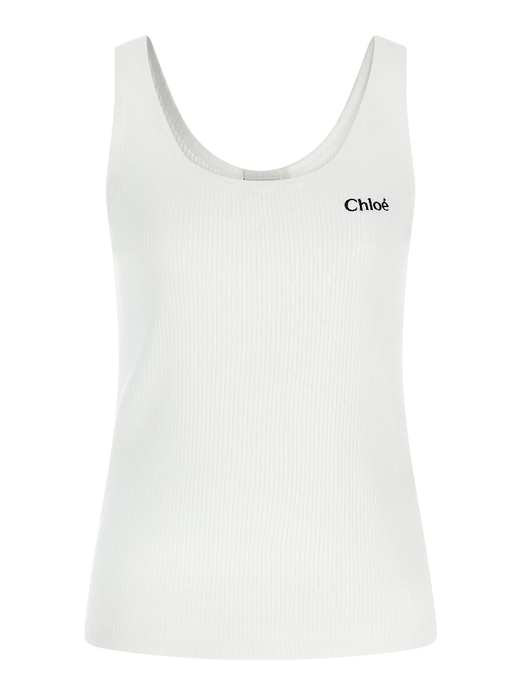 White Cotton Tank Tops
