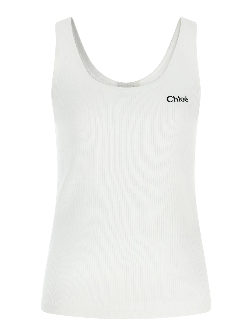 White Cotton Tank Tops