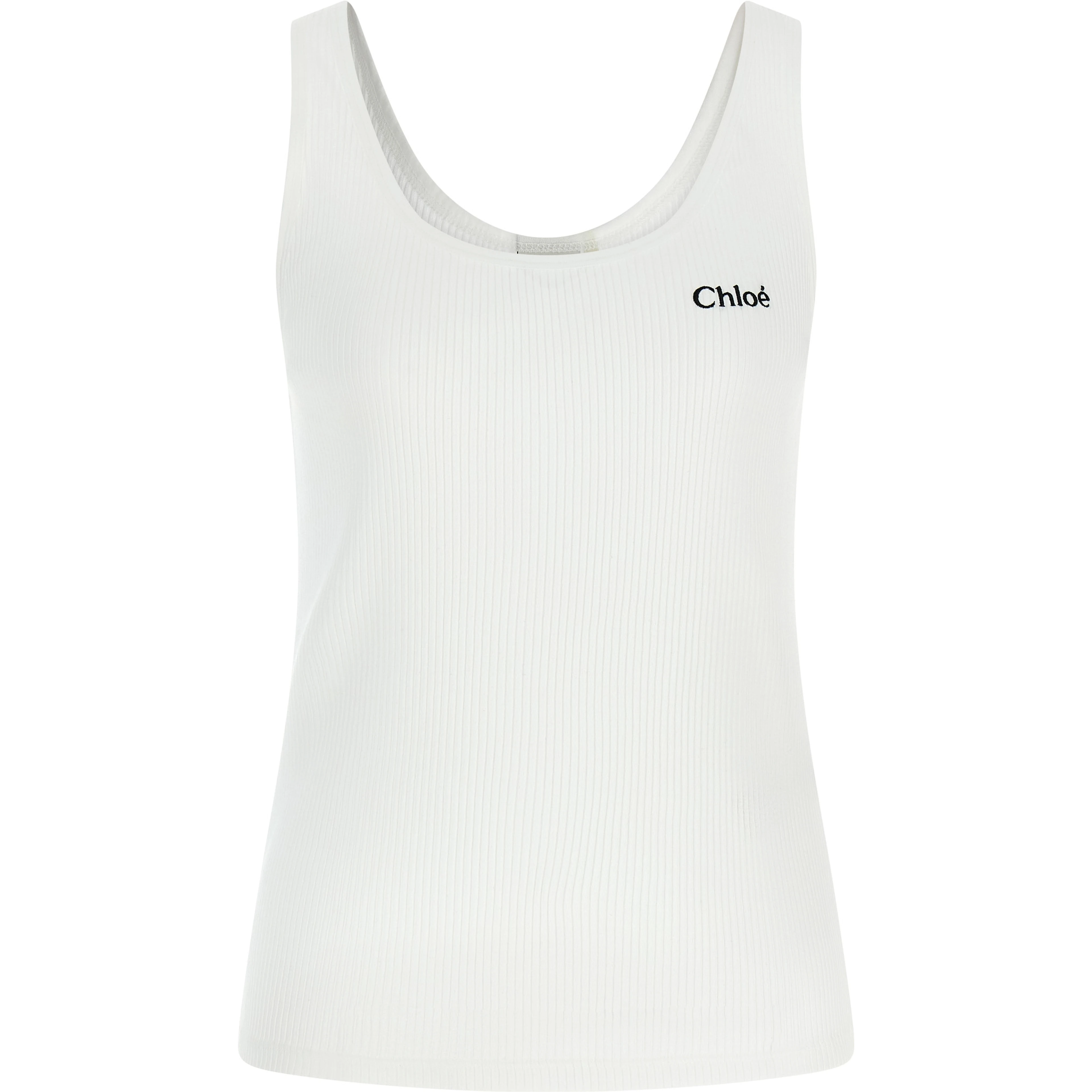 White Cotton Tank Tops