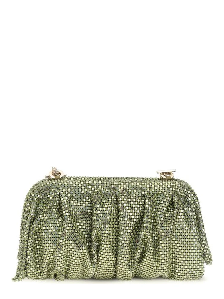Bicolor Aluminum Clutch Bag